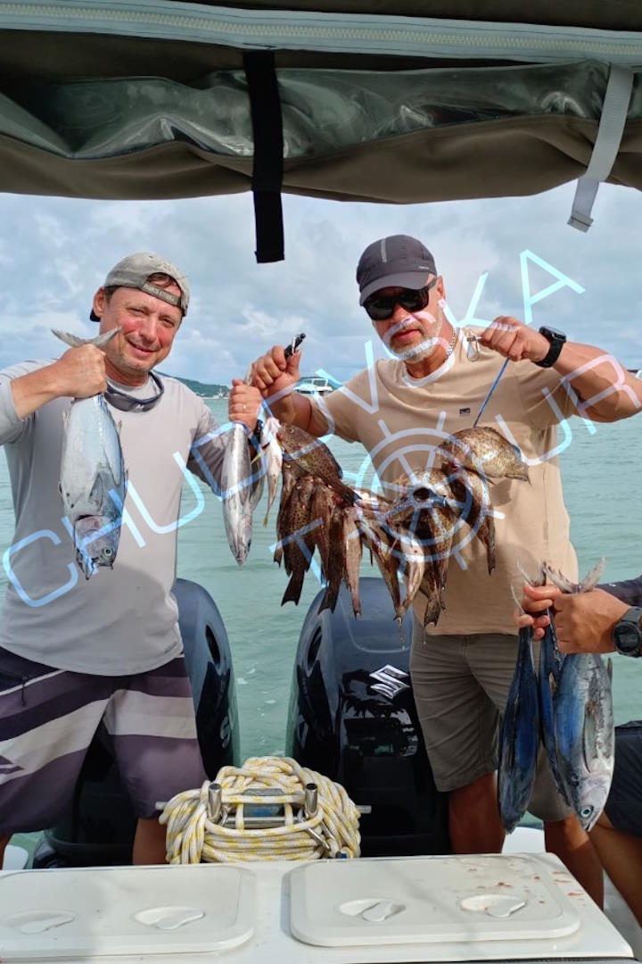 Tour Chudovska Club Sea fishing half day tour to Koh Racha Yai (jigging)